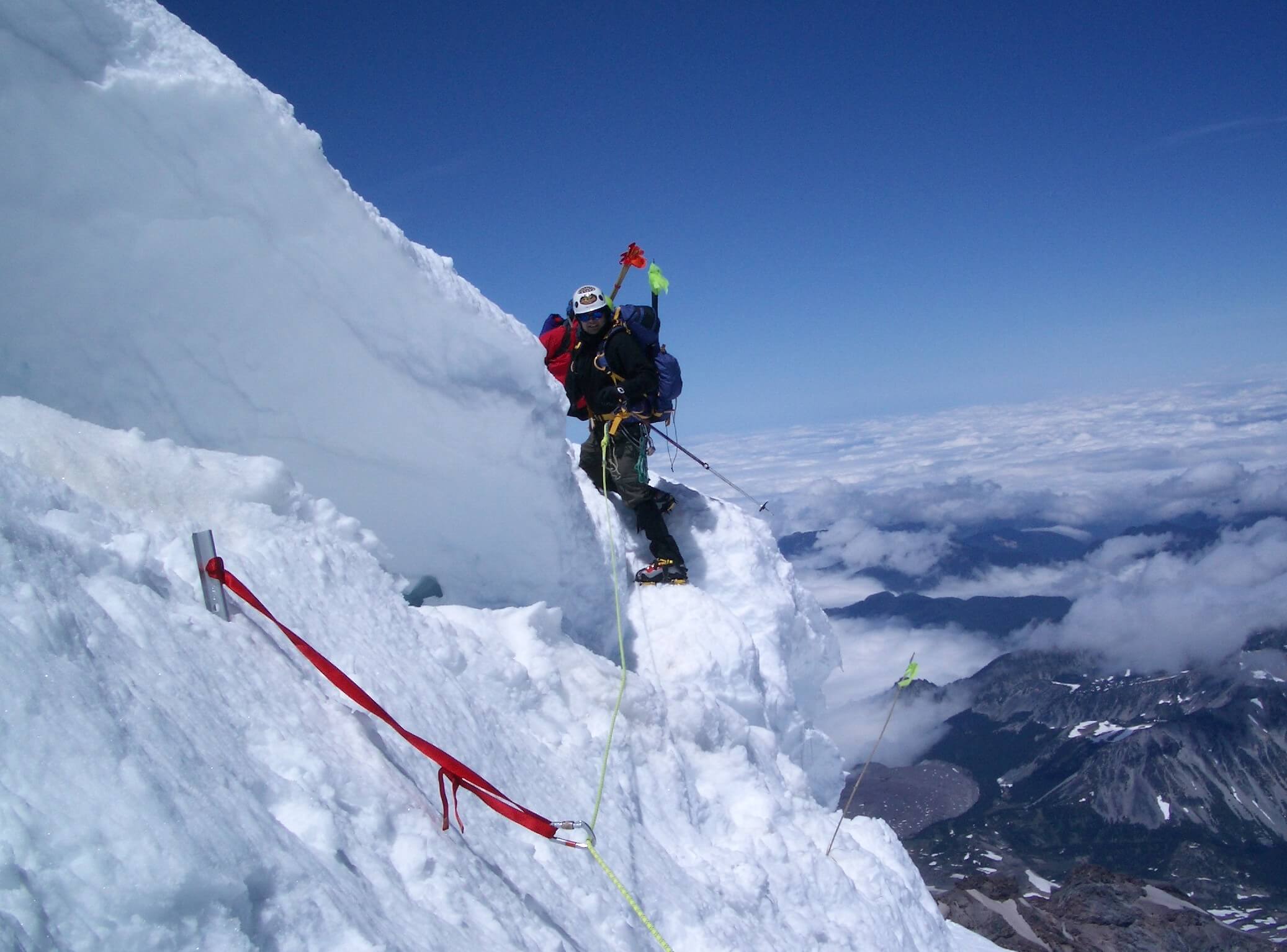 Brian Senjem on Mount Rainier